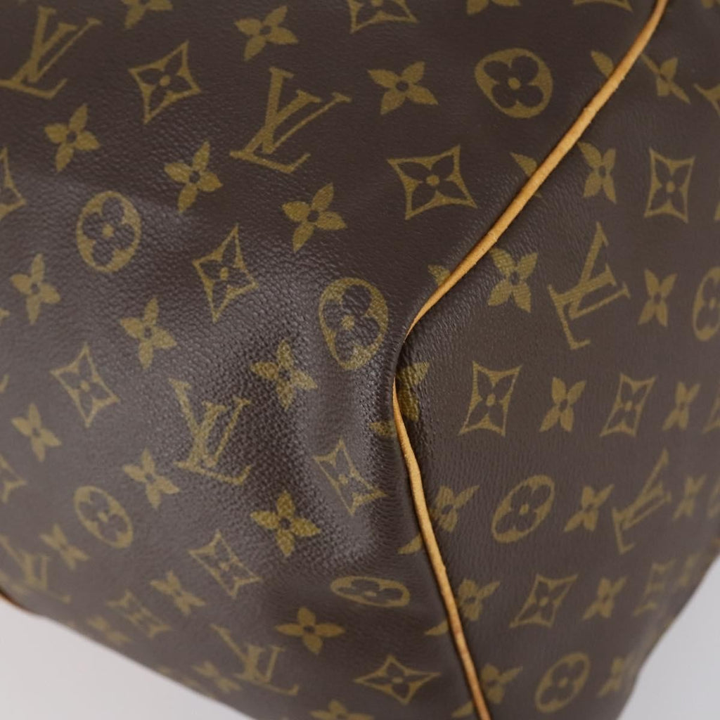 Louis Vuitton Keepall Bag Monogram Canvas Brown Canvas Travel Bag Bag (Pre-Owned)