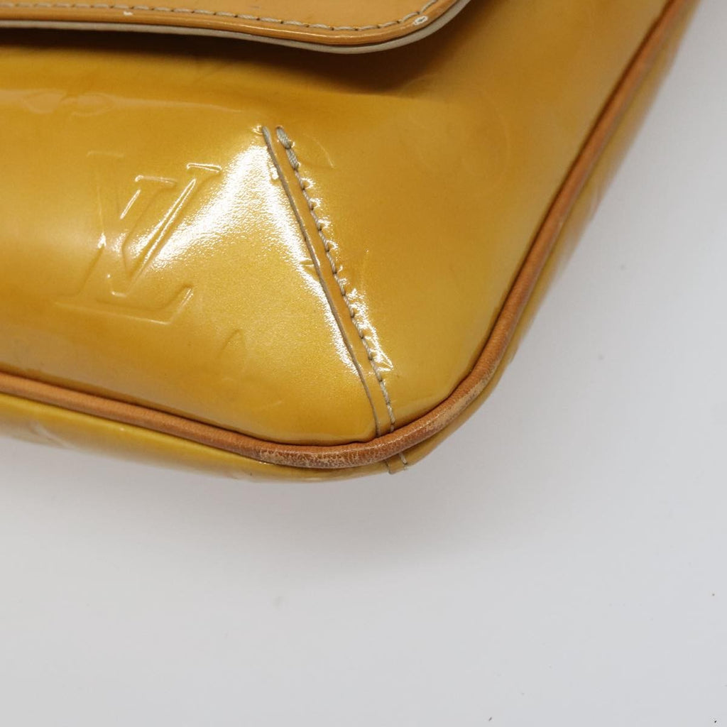 Louis Vuitton Thompson Street Handbag Monogram Vernis Beige Patent_Leather Bag (Pre-Owned)