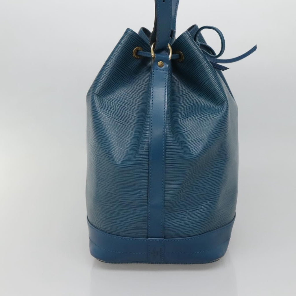 Louis Vuitton Noe Handbag Epi Leather Blue Leather Bag (Pre-Owned)