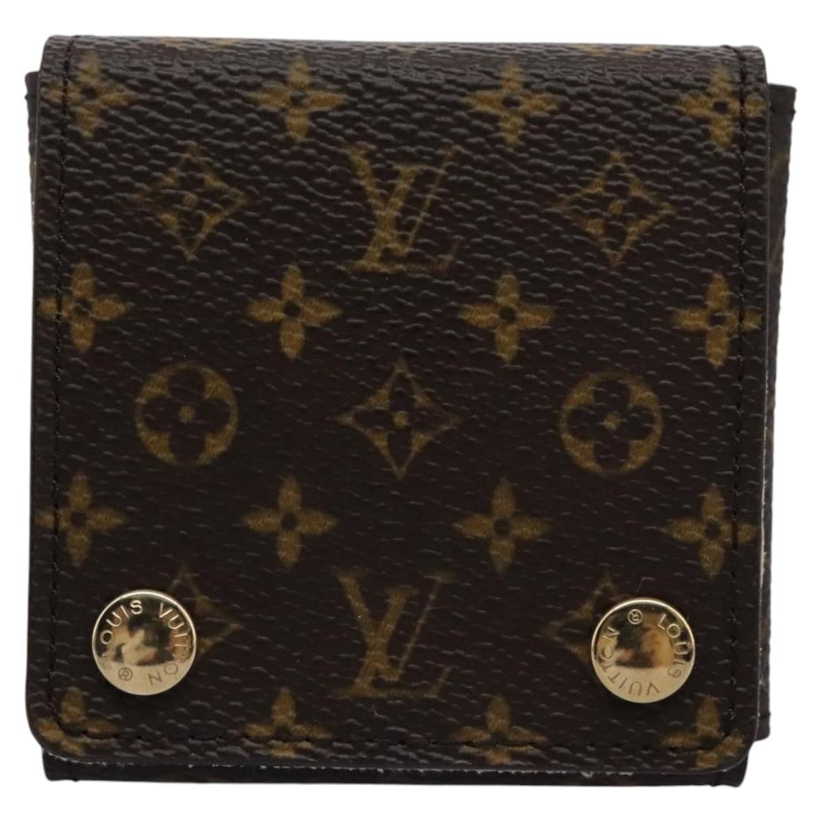Louis Vuitton Case Jewelry Box Canvas Multicolour Canvas Wallets Accessory (Pre-Owned)