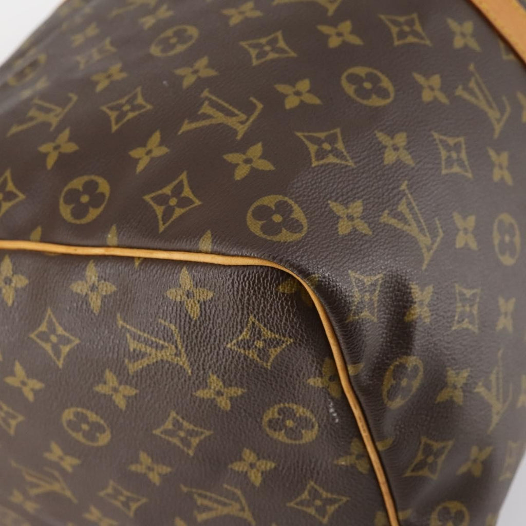 Louis Vuitton Keepall Bag Monogram Canvas Brown Canvas Travel Bag Bag (Pre-Owned)