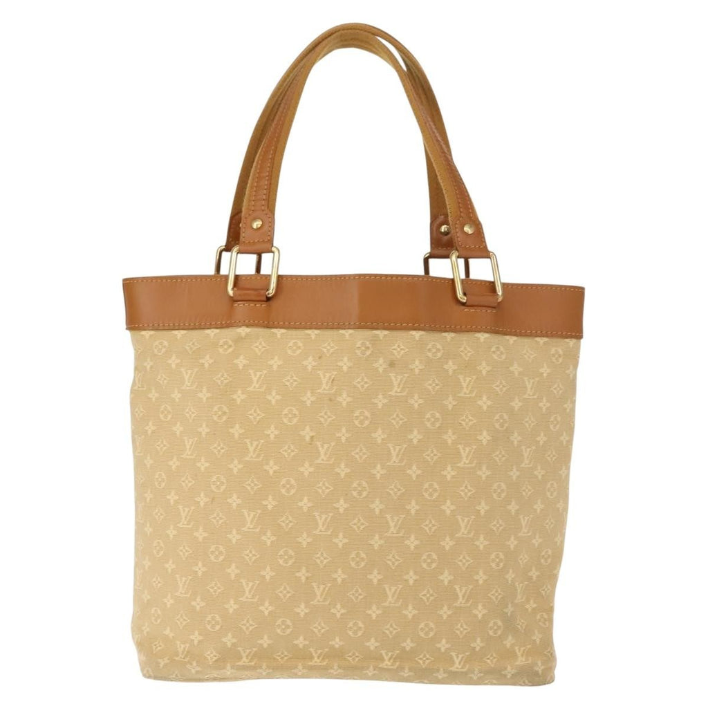 Louis Vuitton Lucille Handbag Mini Lin Beige Canvas Tote Bag Bag (Pre-Owned)