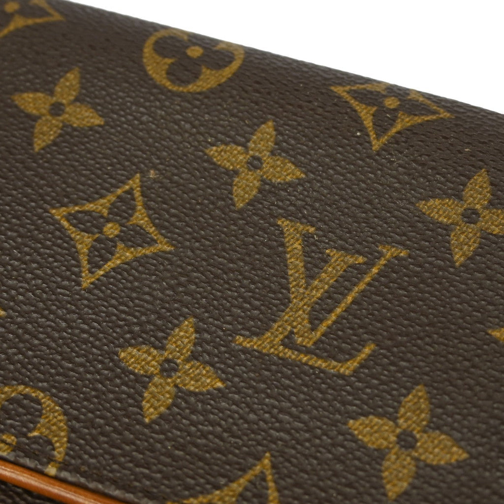 Louis Vuitton Twin Handbag Monogram Canvas Brown Canvas Clutche & Pouche Bag (Pre-Owned)
