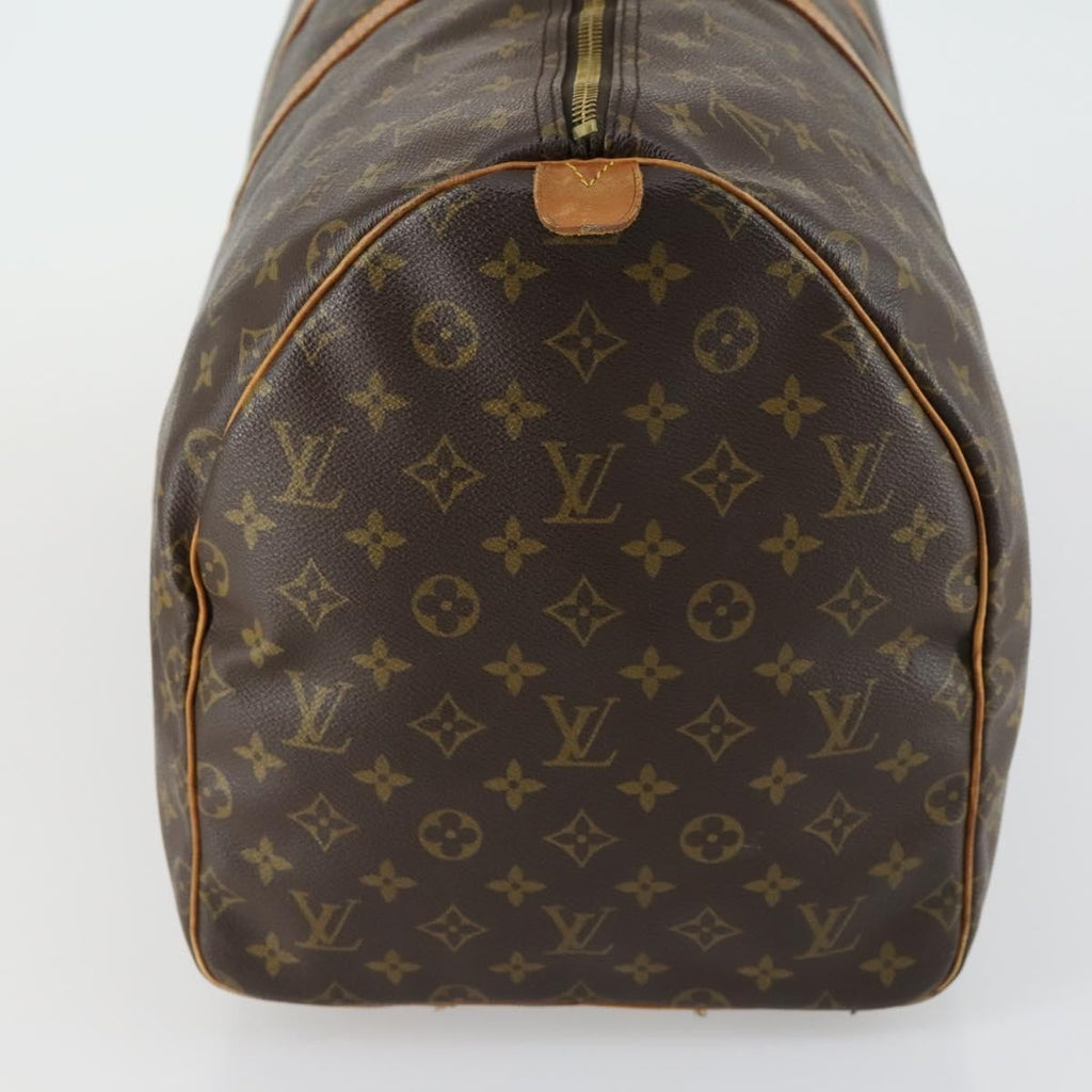 Louis Vuitton Keepall Bag Monogram Canvas Brown Canvas Travel Bag Bag (Pre-Owned)