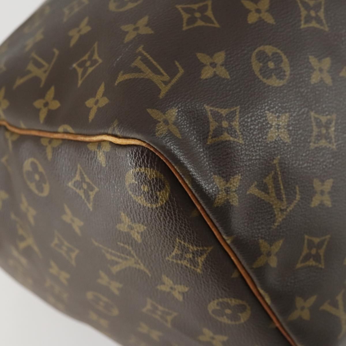 Louis Vuitton Keepall Bag Monogram Canvas Brown Canvas Travel Bag Bag (Pre-Owned)