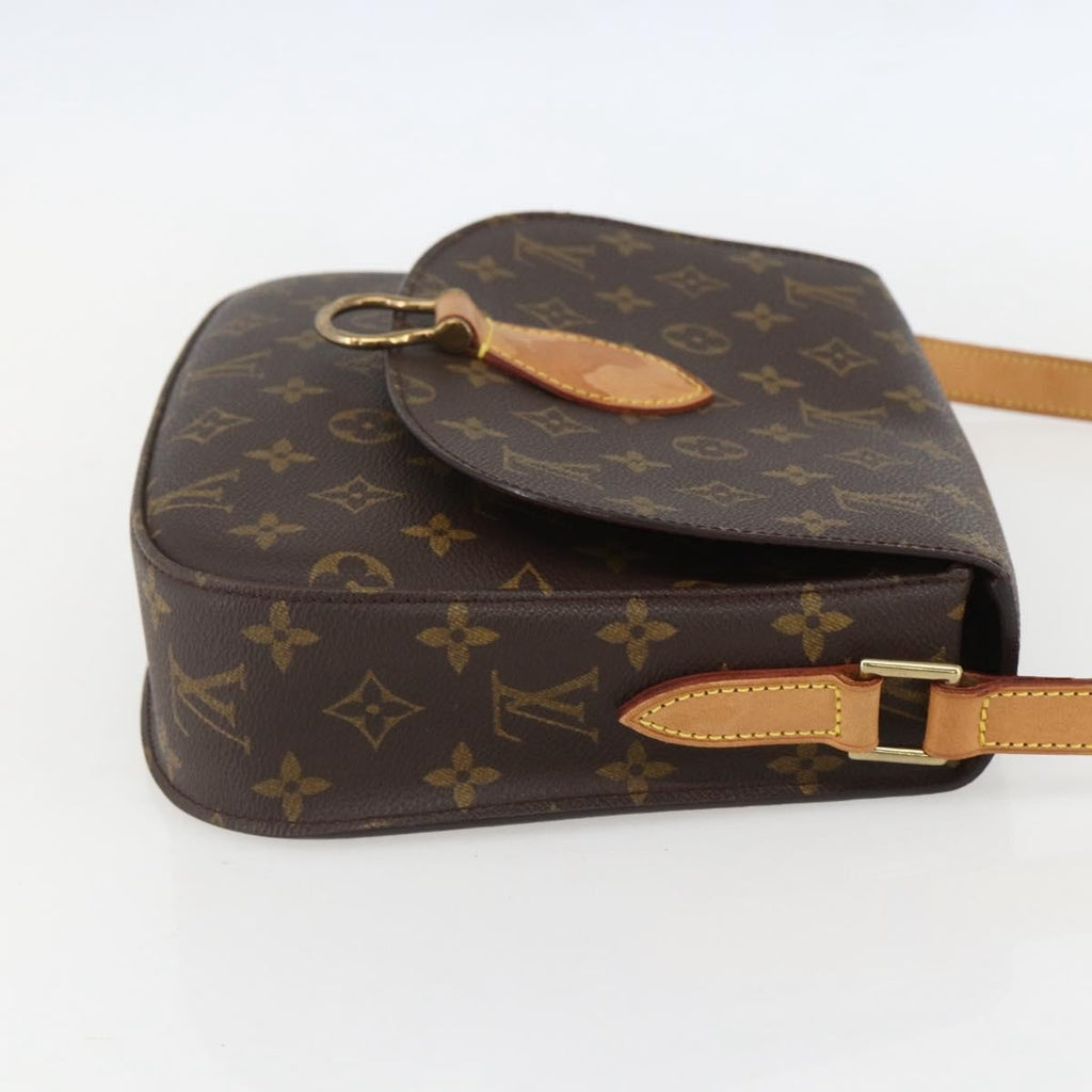 Louis Vuitton Saint Cloud Handbag Monogram Canvas Brown Canvas Shoulder Bag Bag (Pre-Owned)
