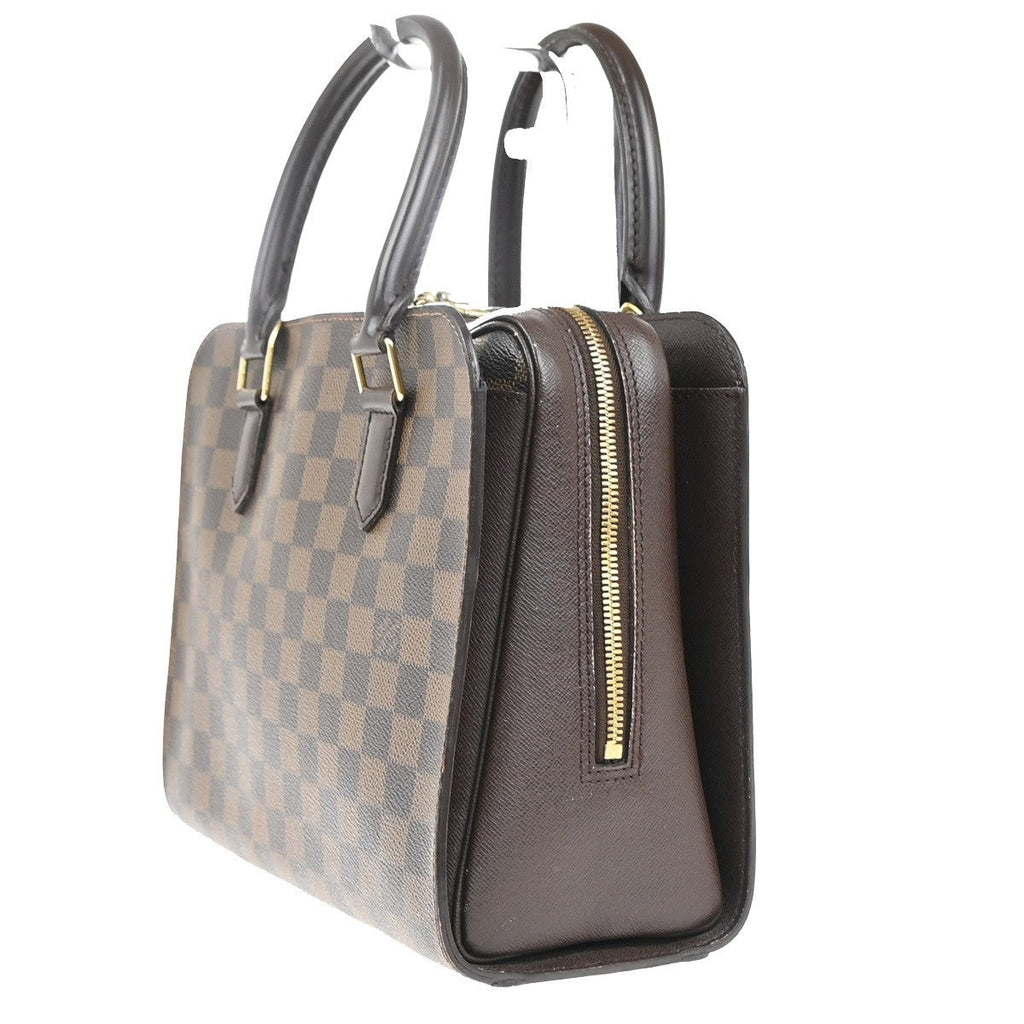 Louis Vuitton Triana Bag Damier Brown Canvas Handbag (Pre-Owned)