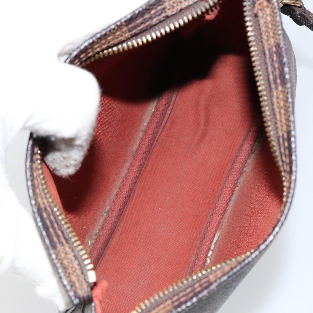 Louis Vuitton Trousse Make Up Bag Damier Canvas Brown Canvas Clutche & Pouche Bag (Pre-Owned)