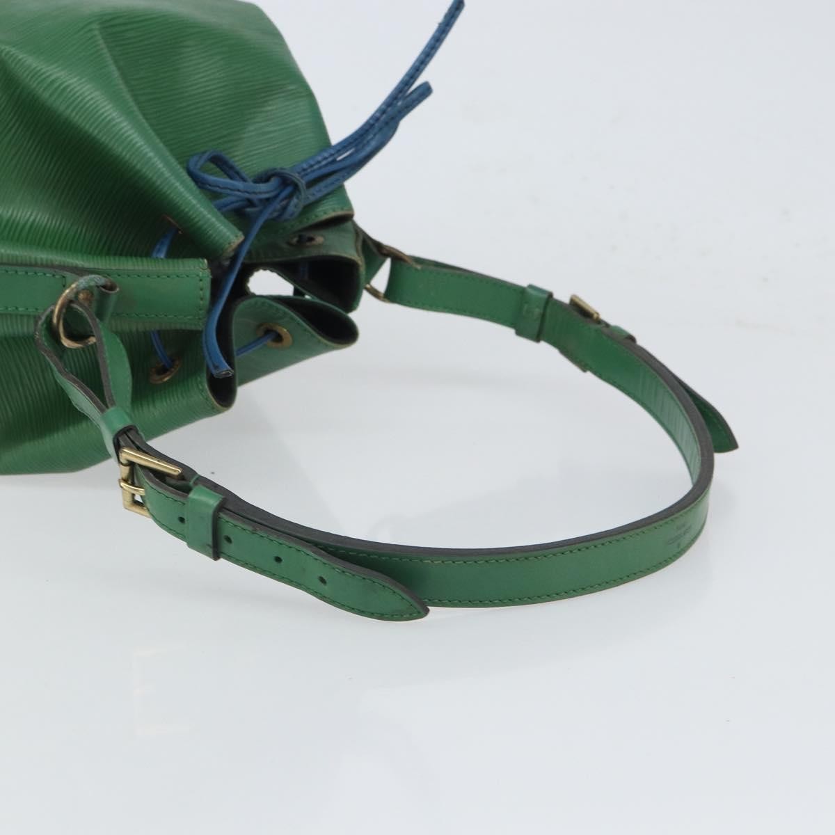 Louis Vuitton Petit Noe Handbag Epi Leather Green Leather Shoulder Bag Bag (Pre-Owned)