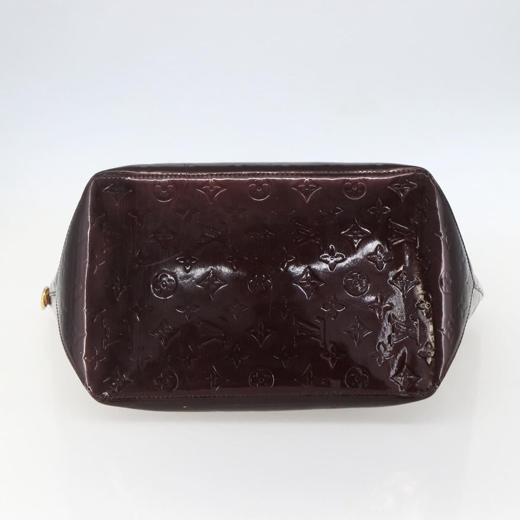 Louis Vuitton Bellevue Handbag Monogram Vernis Burgundy Patent_Leather Tote Bag Bag (Pre-Owned)