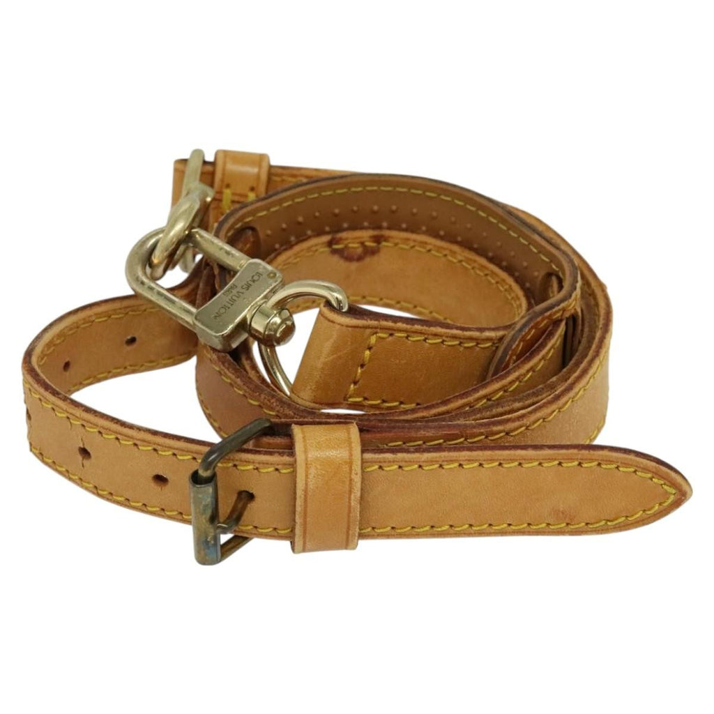 Louis Vuitton Adjustable Shoulder Strap Vachetta Leather Beige Leather Straps Accessory (Pre-Owned)