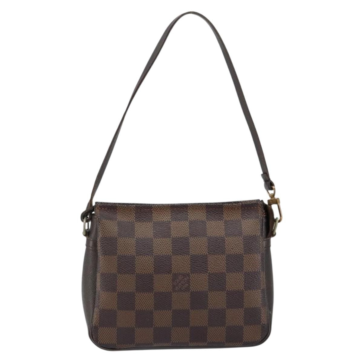 Louis Vuitton Trousse Make Up Bag Damier Canvas Brown Canvas Clutche & Pouche Bag (Pre-Owned)