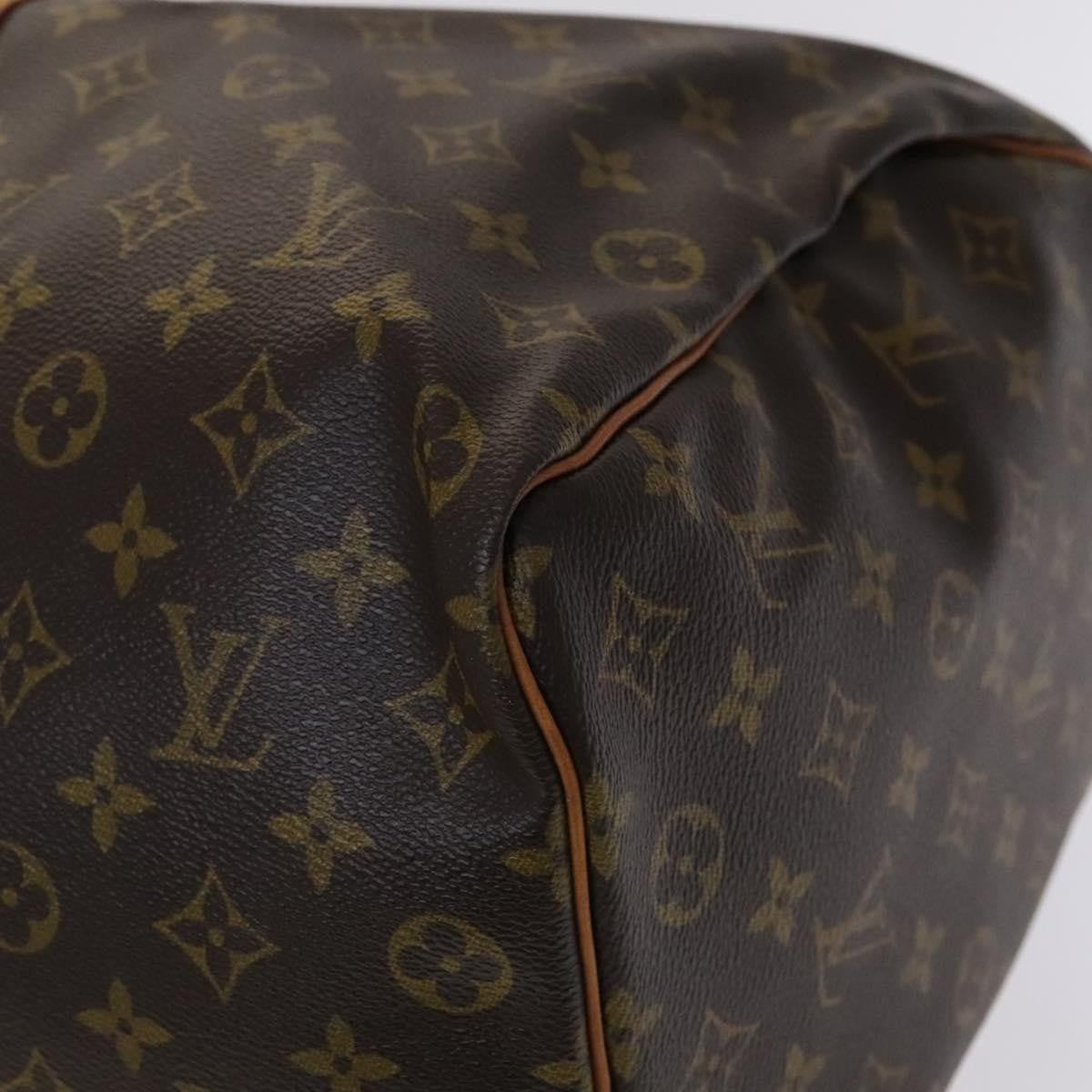 Louis Vuitton Keepall Bag Monogram Canvas Brown Canvas Bag (Pre-Owned)