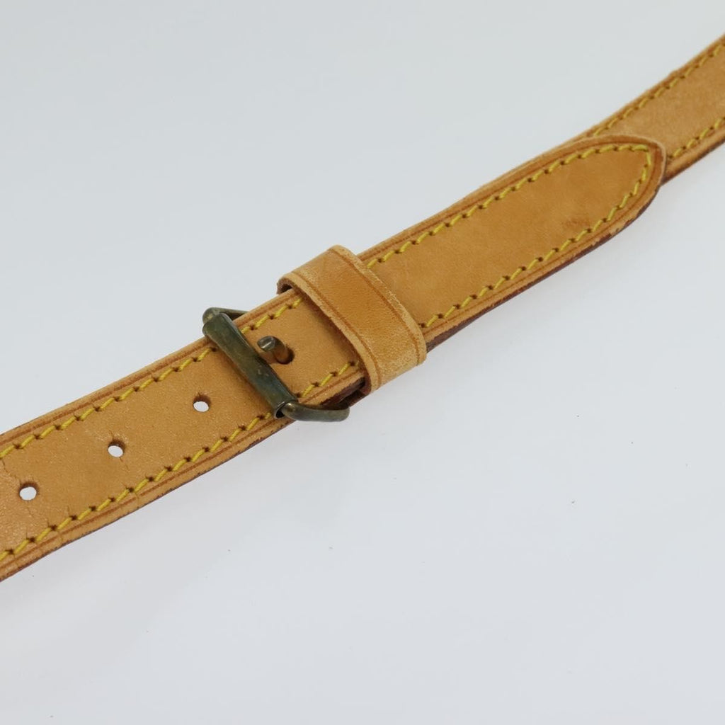 Louis Vuitton Adjustable Shoulder Strap Vachetta Leather Beige Leather Straps Accessory (Pre-Owned)