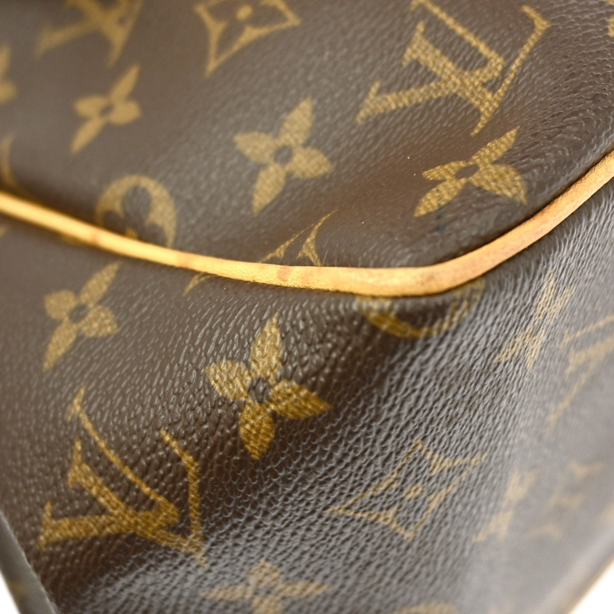 Louis Vuitton Batignolles Handbag Monogram Canvas Brown Canvas Tote Bag Bag (Pre-Owned)