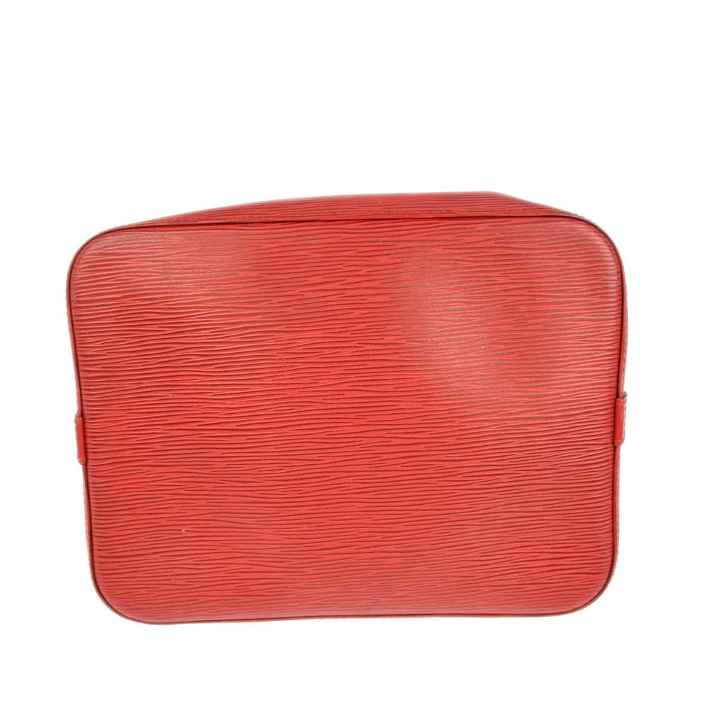 Louis Vuitton Petit Noe Handbag Epi Leather Red Leather Shoulder Bag Bag (Pre-Owned)