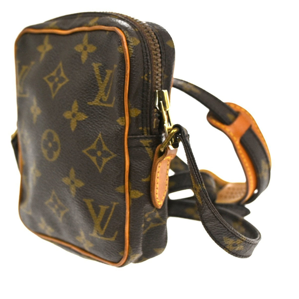 Louis Vuitton Danube Handbag Monogram Canvas Brown Canvas Clutche & Pouche Bag (Pre-Owned)
