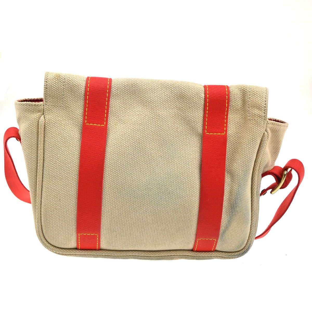 Louis Vuitton Antigua Besace Messenger Bag Canvas Beige Canvas Shoulder Bag Bag (Pre-Owned)