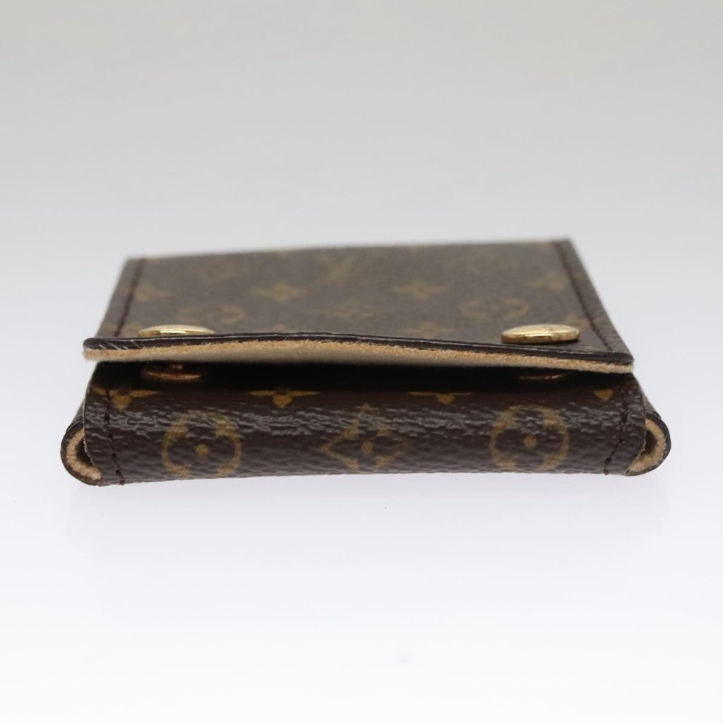 Louis Vuitton Case Jewelry Box Canvas Brown Canvas Wallets Accessory (Pre-Owned)