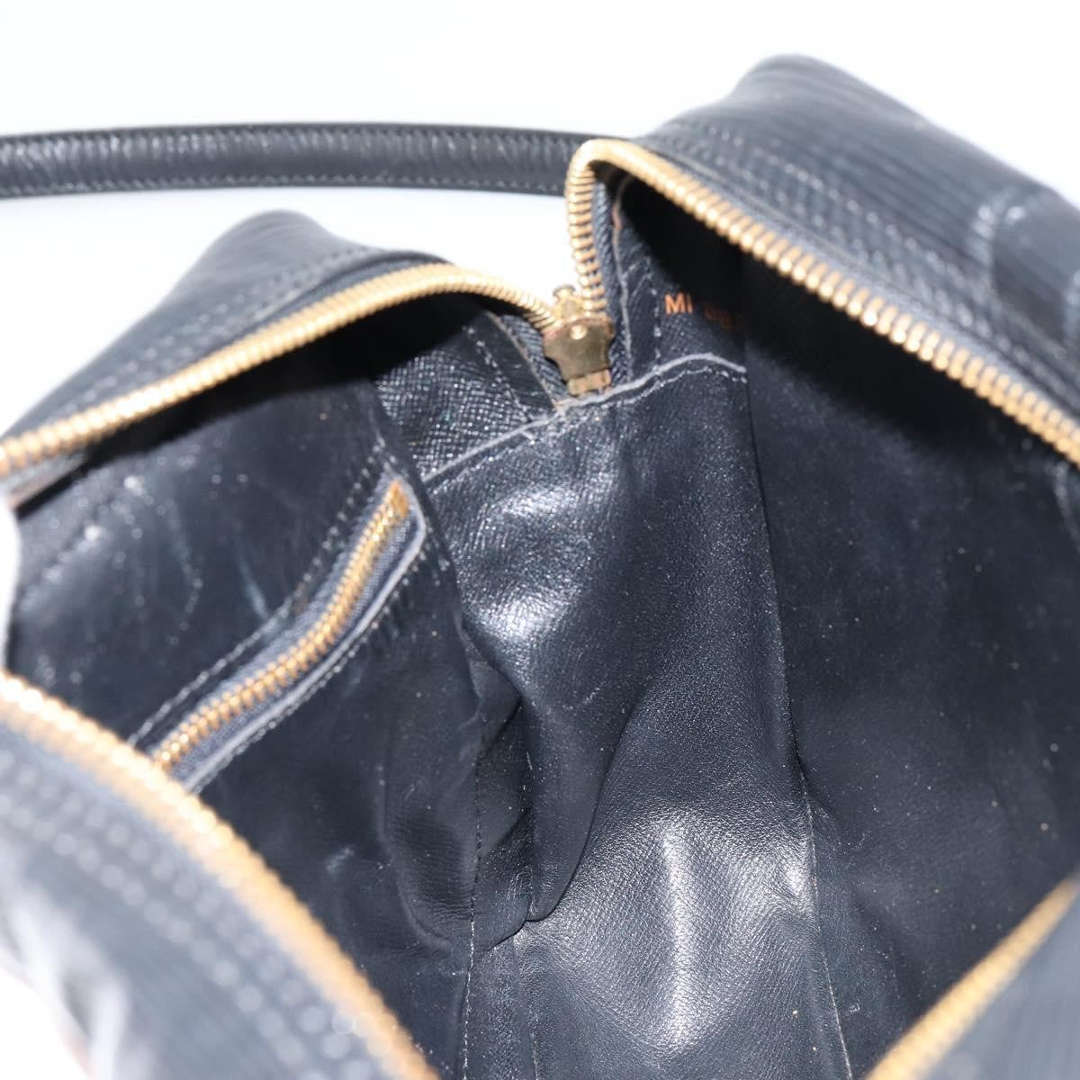 Louis Vuitton Trocadero Handbag Epi Leather Black Leather Shoulder Bag Bag (Pre-Owned)