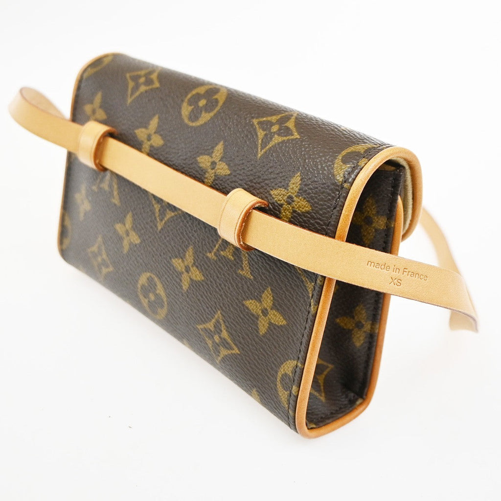 Louis Vuitton Florentine Waist Bag Monogram Canvas Brown Canvas Clutche & Pouche Bag (Pre-Owned)