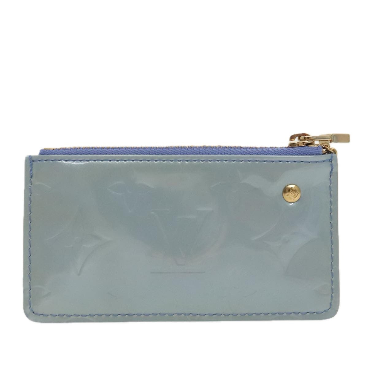 Louis Vuitton Pochette Clés Nm Monogram Vernis Patent Leather Purple Patent_Leather Wallets Accessory (Pre-Owned)
