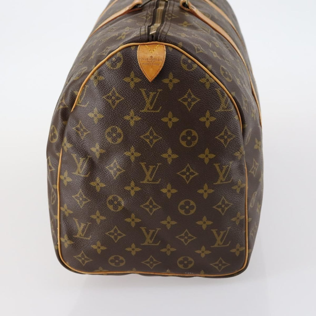 Louis Vuitton Keepall Bag Monogram Canvas Brown Canvas Travel Bag Bag (Pre-Owned)