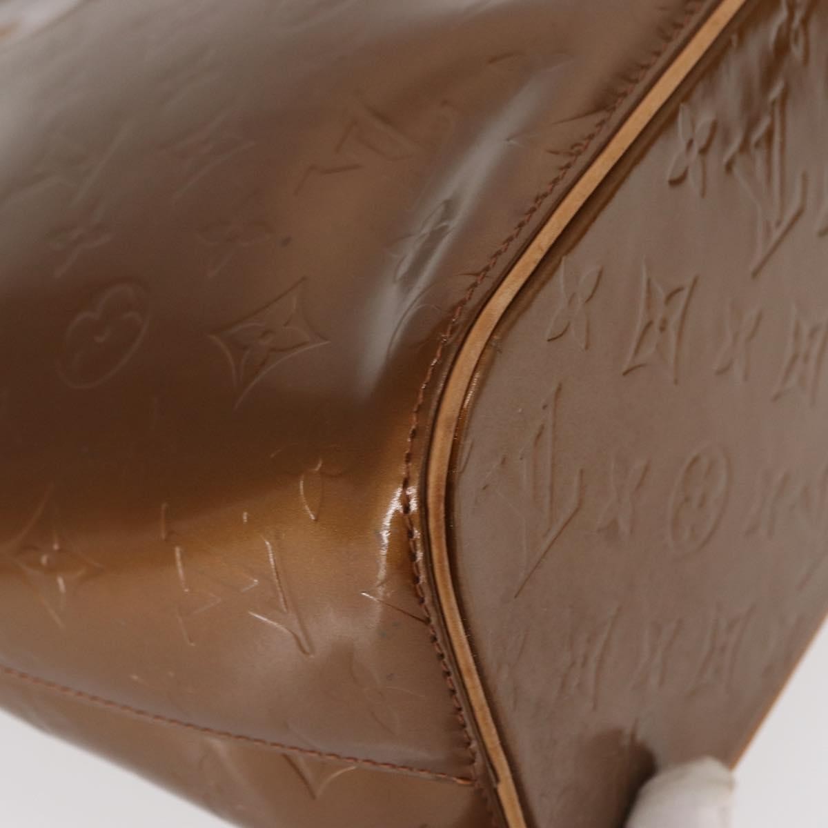 Louis Vuitton Houston Handbag Monogram Vernis Brown Patent_Leather Handbag (Pre-Owned)