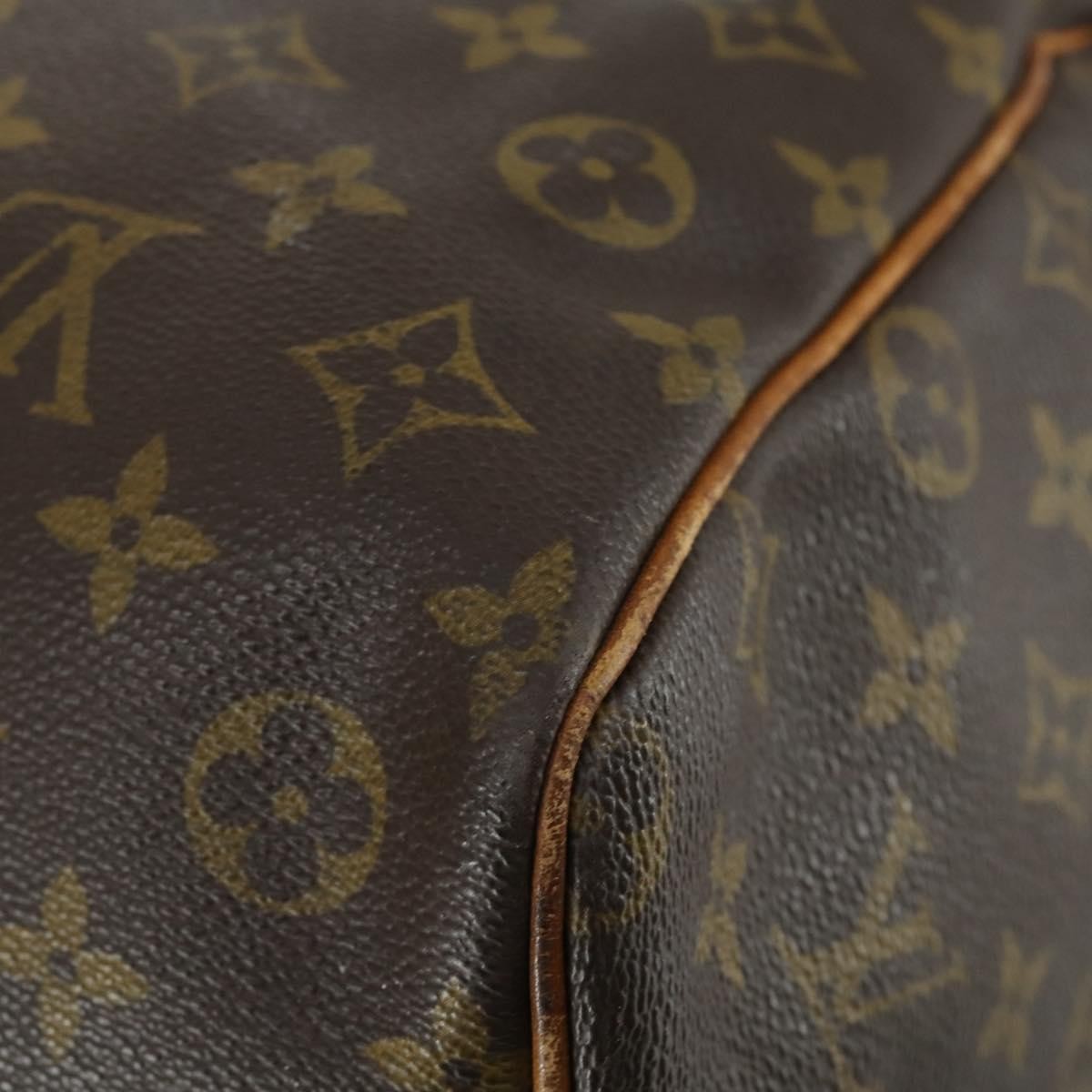 Louis Vuitton Keepall Bag Monogram Canvas Brown Canvas Travel Bag Bag (Pre-Owned)