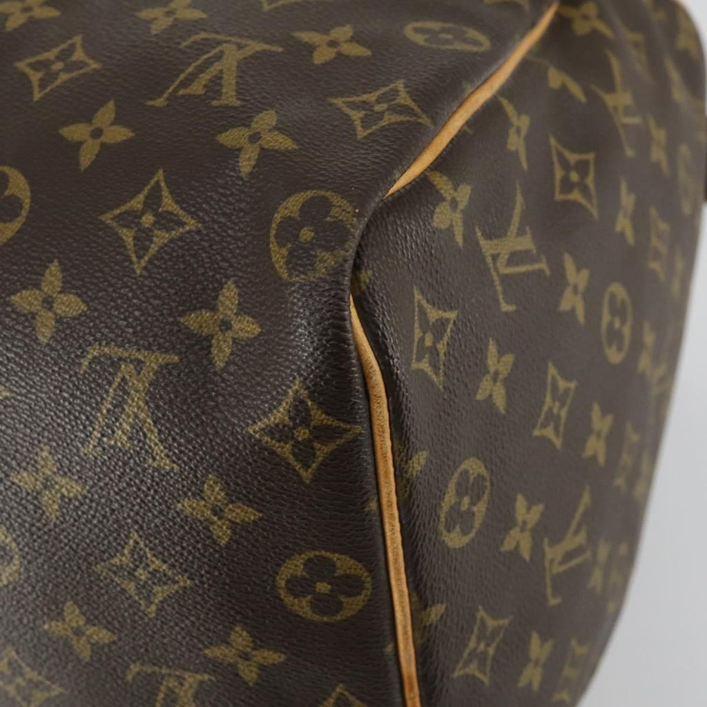 Louis Vuitton Keepall Bag Monogram Canvas Brown Canvas Travel Bag Bag (Pre-Owned)
