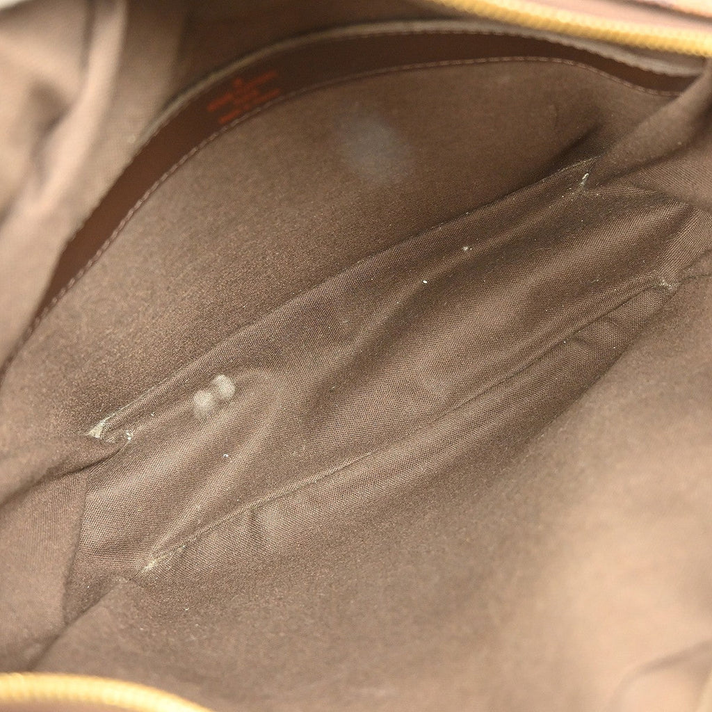 Louis Vuitton Naviglio Handbag Damier Brown Canvas Shoulder Bag Bag (Pre-Owned)