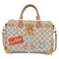 Louis Vuitton Speedy Bandouliere Bag Limited Edition Summer Trunks Monogram Canvas Multicolour Canvas Handbag (Pre-Owned)