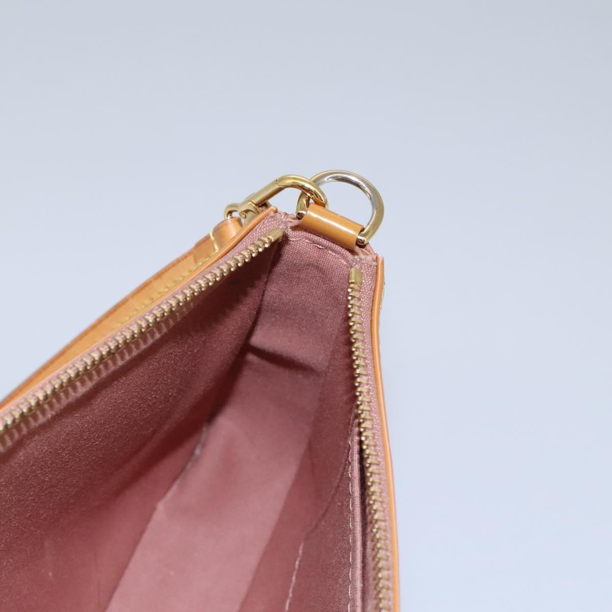 Louis Vuitton Pochette Accessoires Patent Leather Pink Patent_Leather Bag (Pre-Owned)