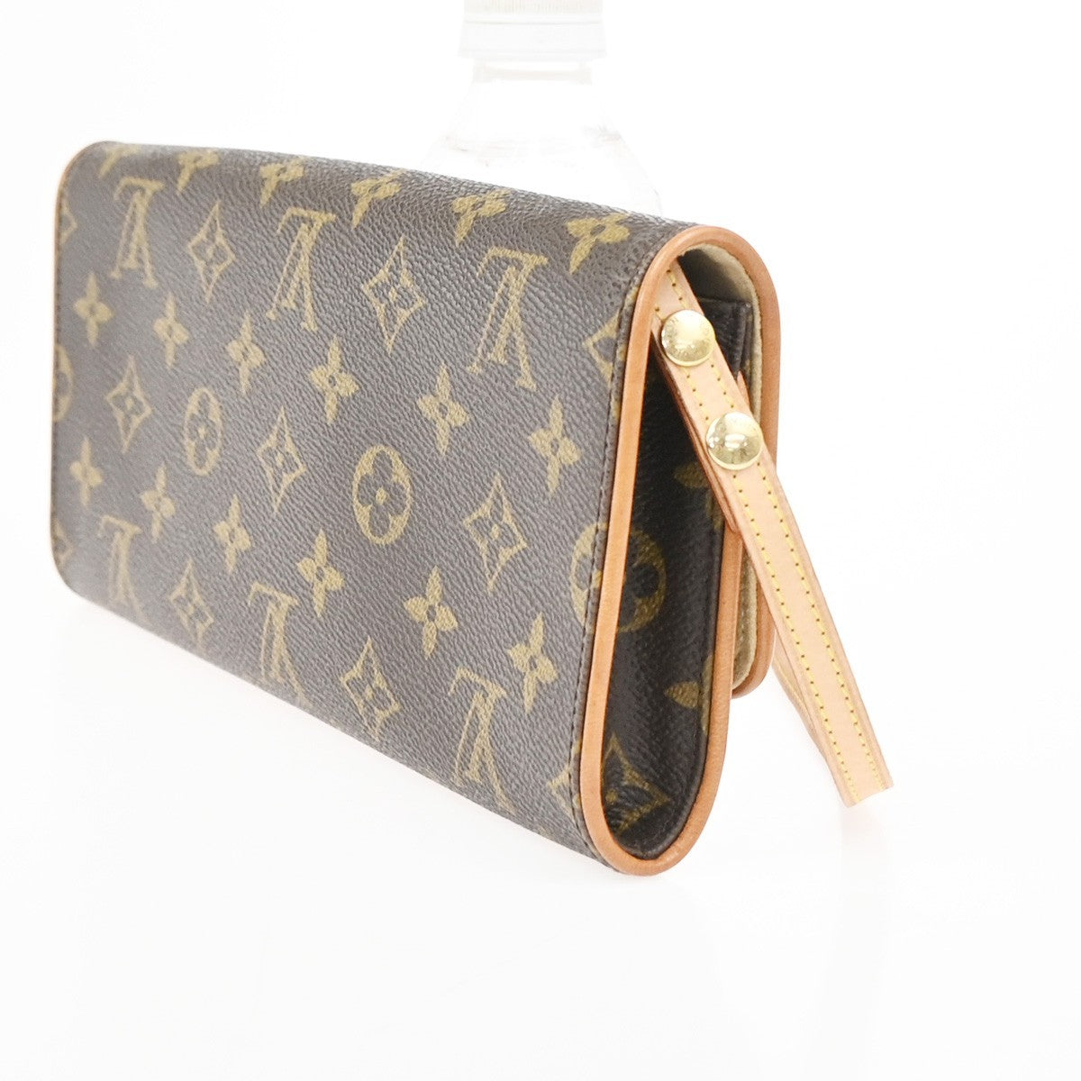 Louis Vuitton Twin Handbag Monogram Canvas Brown Canvas Clutche & Pouche Bag (Pre-Owned)