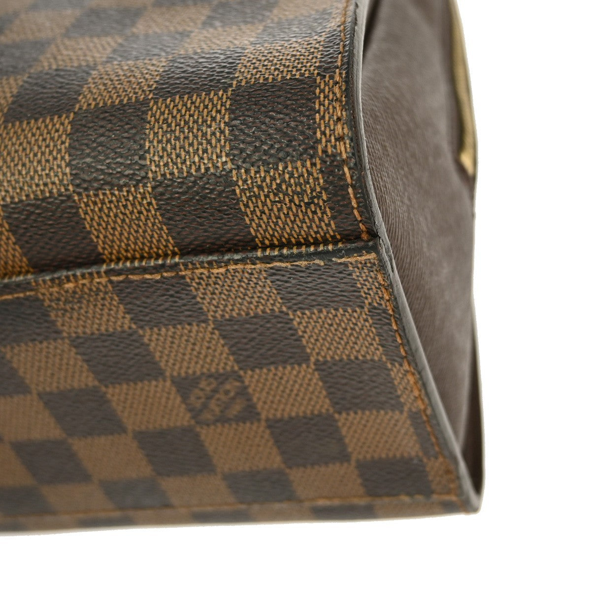 Louis Vuitton Brera Handbag Damier Brown Canvas Handbag (Pre-Owned)