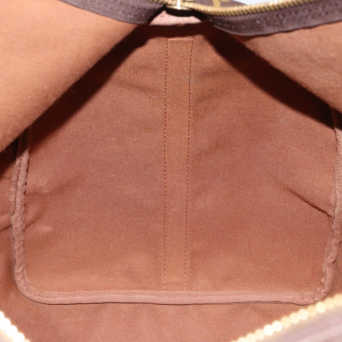 Louis Vuitton Keepall Bandouliere Bag Monogram Canvas Brown Canvas Travel Bag Bag (Pre-Owned)