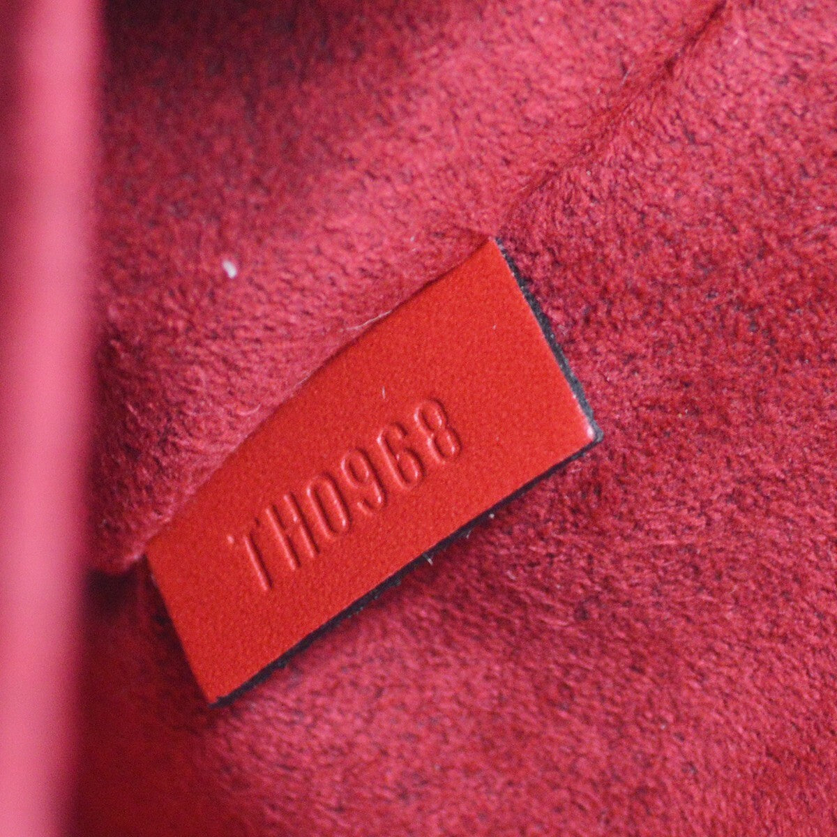 Louis Vuitton Jasmin Bag Epi Leather Red Leather Handbag (Pre-Owned)