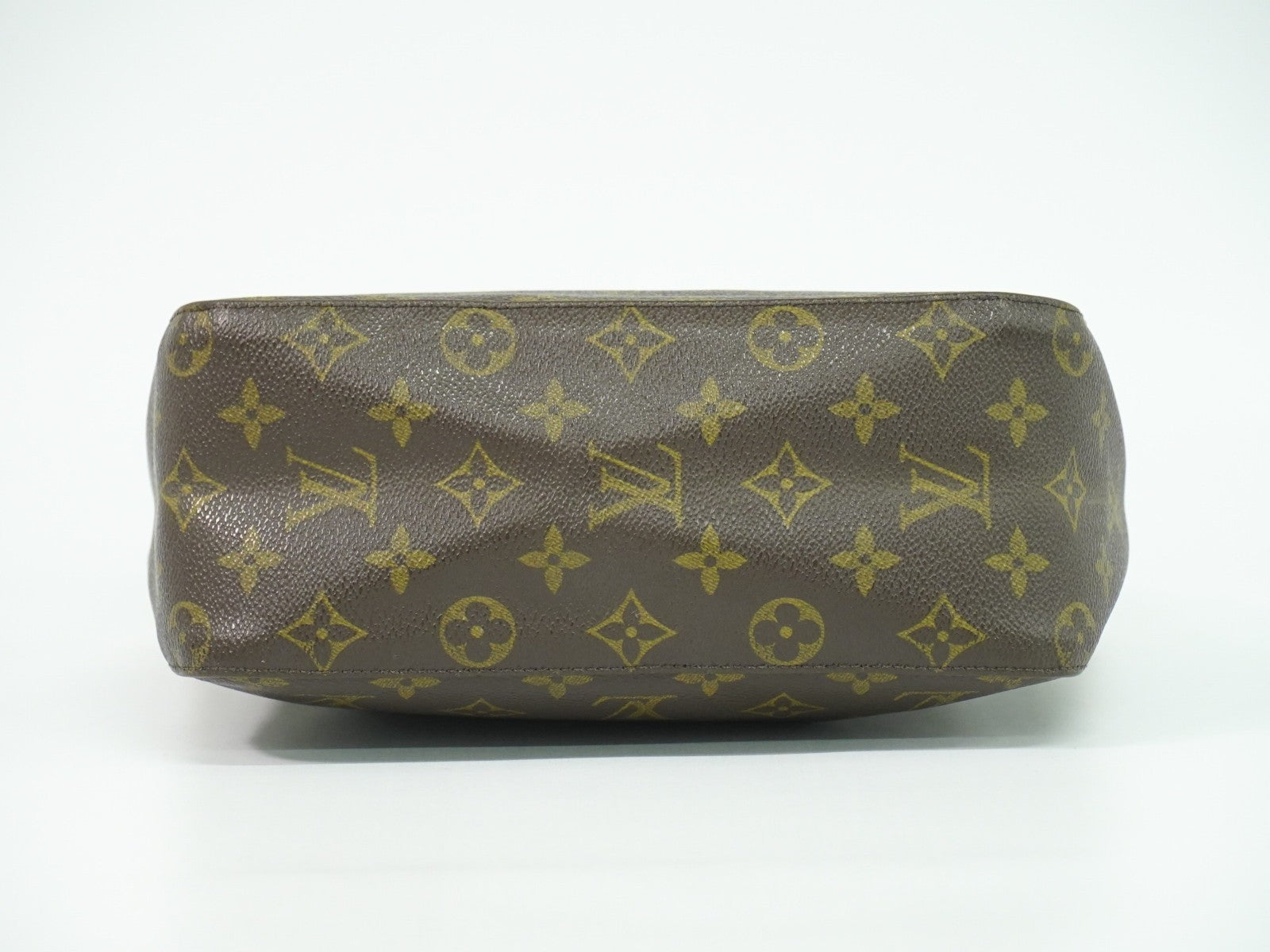 Louis Vuitton Monogram Looping Handbag Monogram Canvas Brown Canvas Shoulder Bag Bag (Pre-Owned)