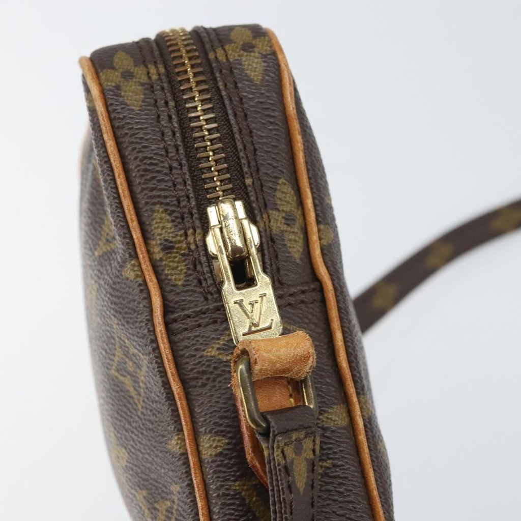 Louis Vuitton Danube Handbag Monogram Canvas Brown Canvas Shoulder Bag Bag (Pre-Owned)