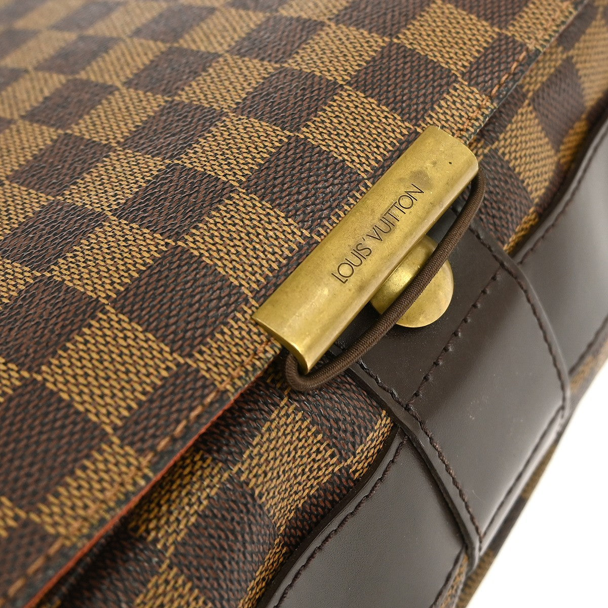 Louis Vuitton Bastille Bag Damier Brown Canvas Shoulder Bag Bag (Pre-Owned)