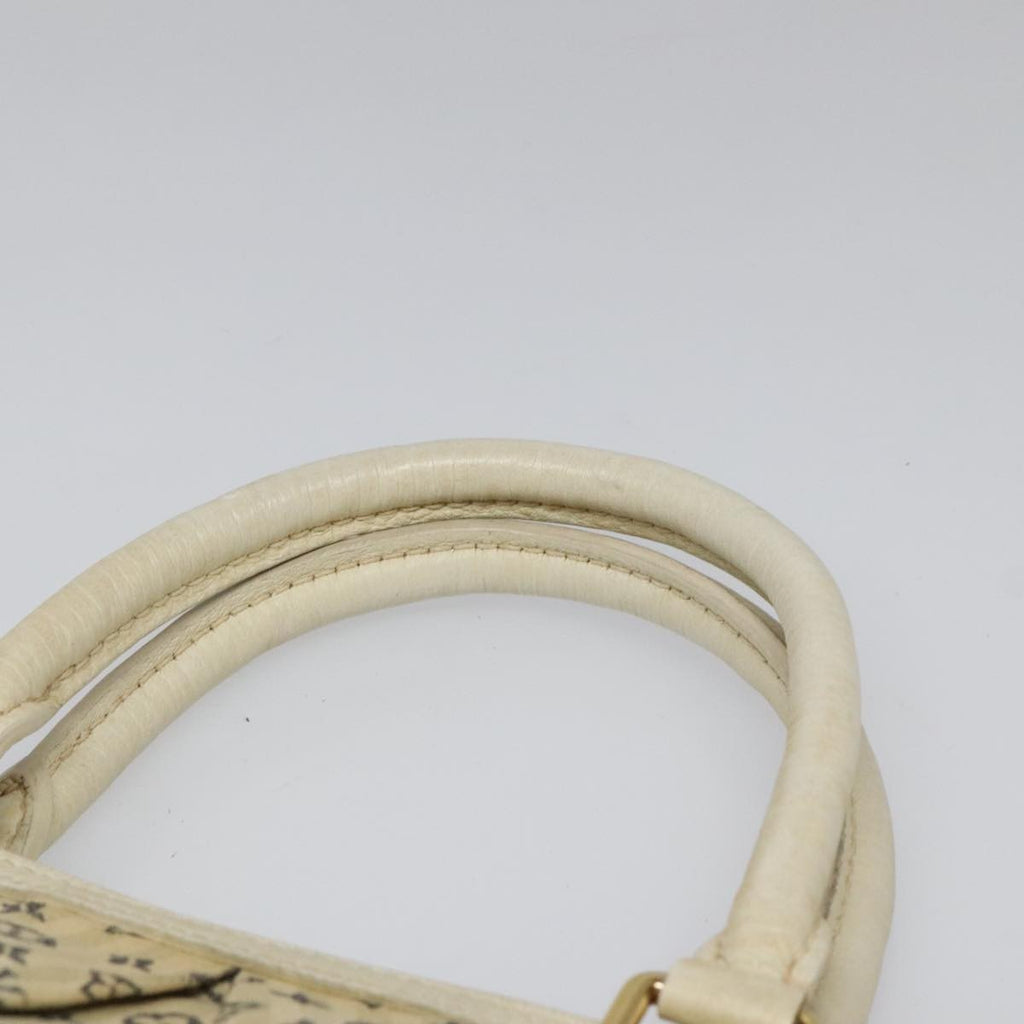 Louis Vuitton Marina Handbag Mini Lin Croisette Beige Canvas Bag (Pre-Owned)