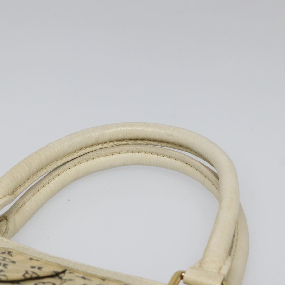 Louis Vuitton Marina Handbag Mini Lin Croisette Beige Canvas Bag (Pre-Owned)