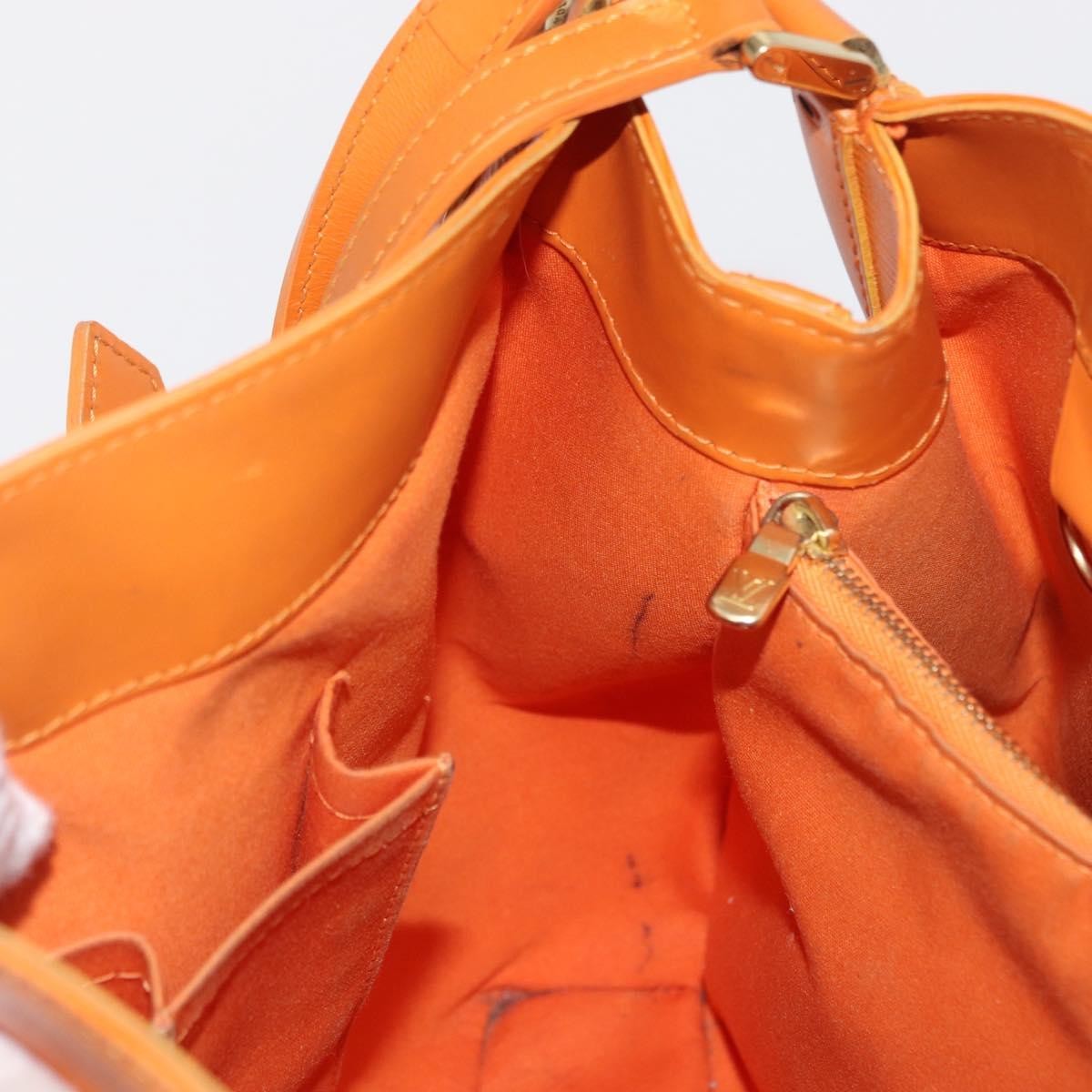 Louis Vuitton Mandara Handbag Epi Leather Orange Leather Shoulder Bag Bag (Pre-Owned)