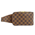 Louis Vuitton Geronimos Waist Bag Damier Brown Canvas Shoulder Bag Bag (Pre-Owned)