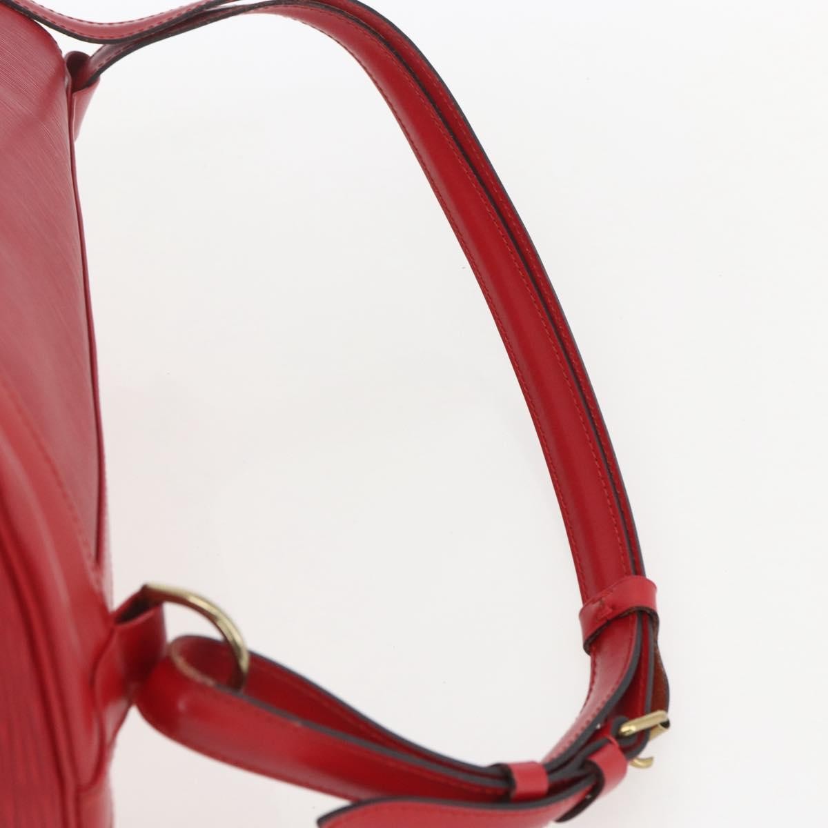 Louis Vuitton Randonnee Backpack Epi Leather Red Leather Shoulder Bag Bag (Pre-Owned)