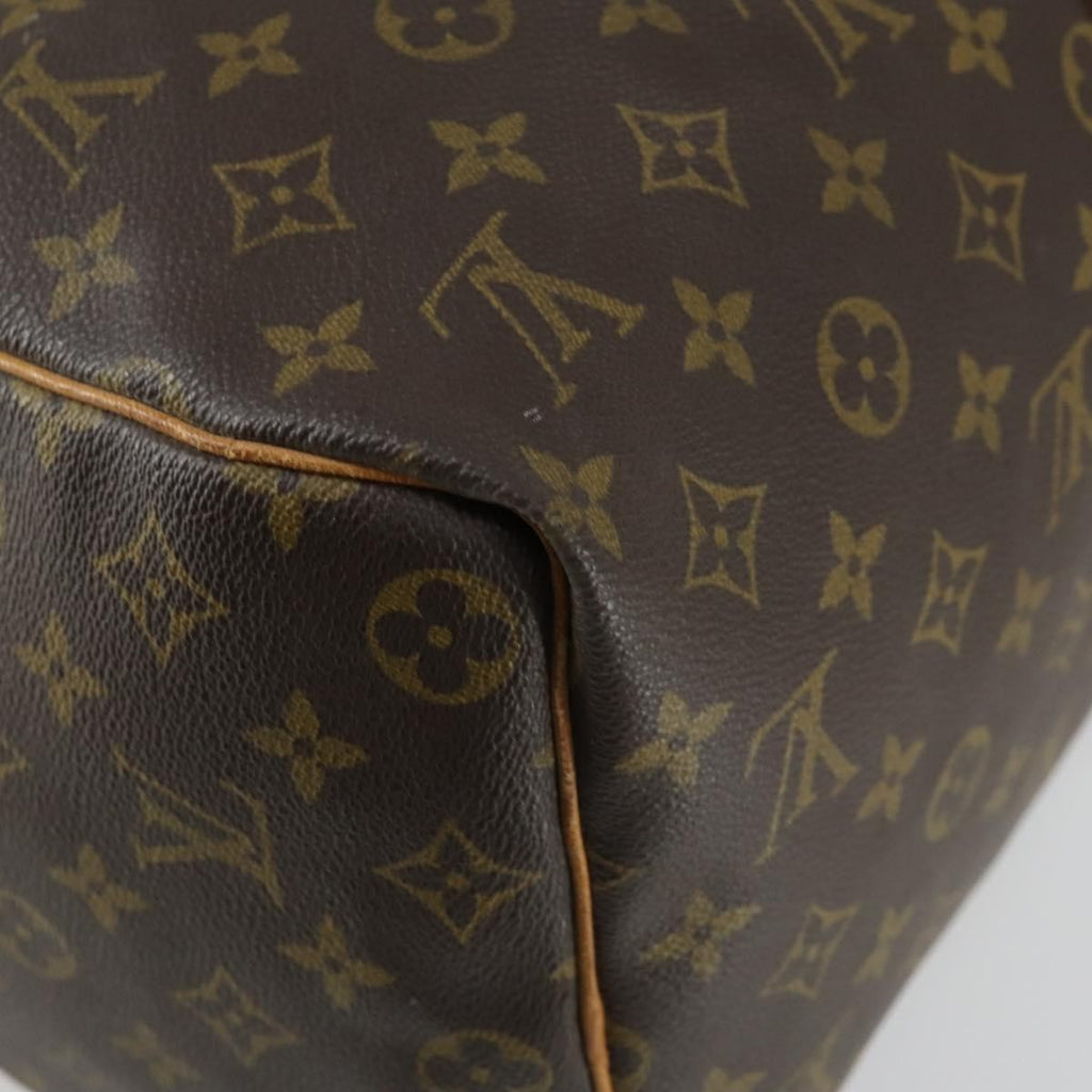 Louis Vuitton Keepall Bag Monogram Canvas Brown Canvas Travel Bag Bag (Pre-Owned)