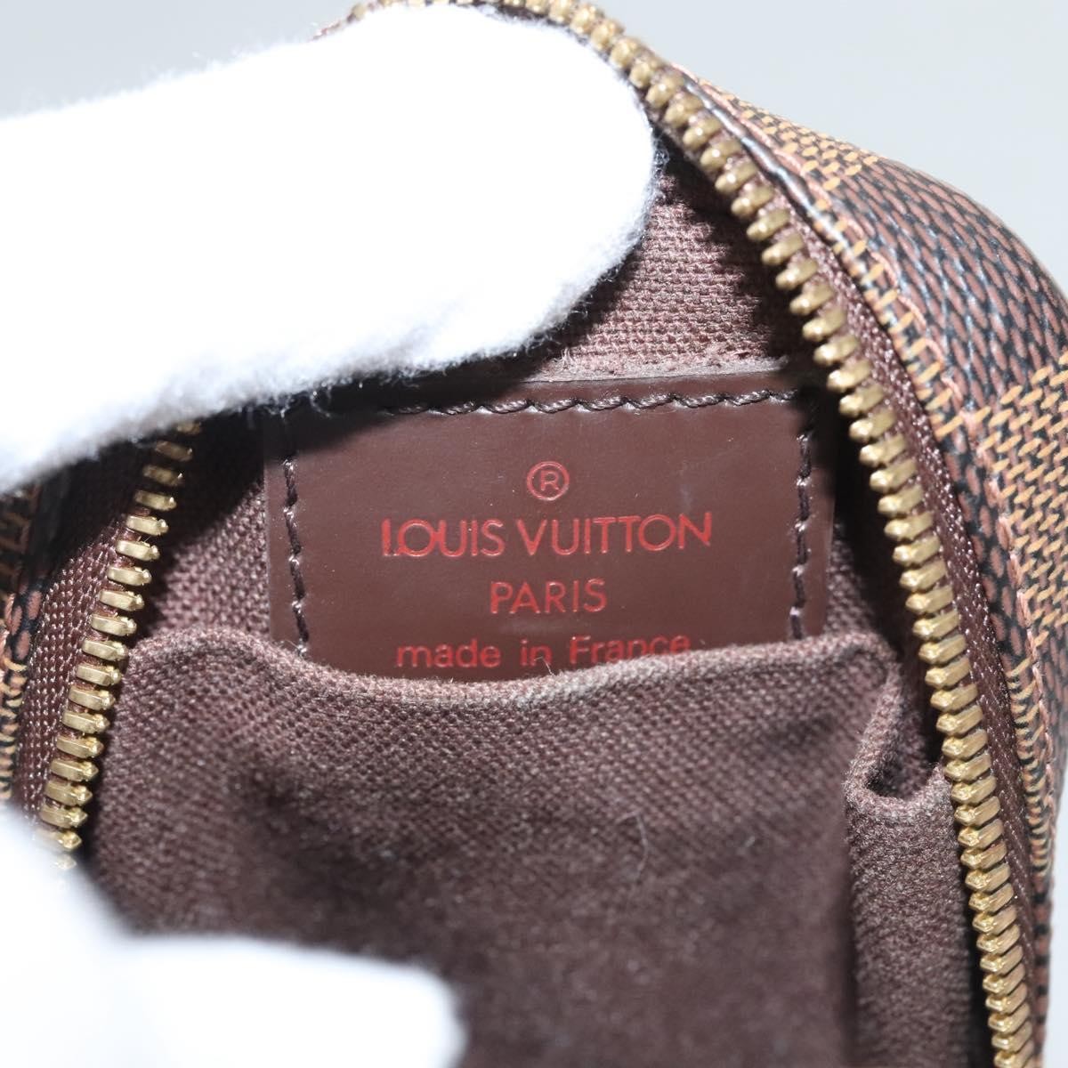 Louis Vuitton Etui Okapi Camera Case Damier Brown Canvas Bag (Pre-Owned)