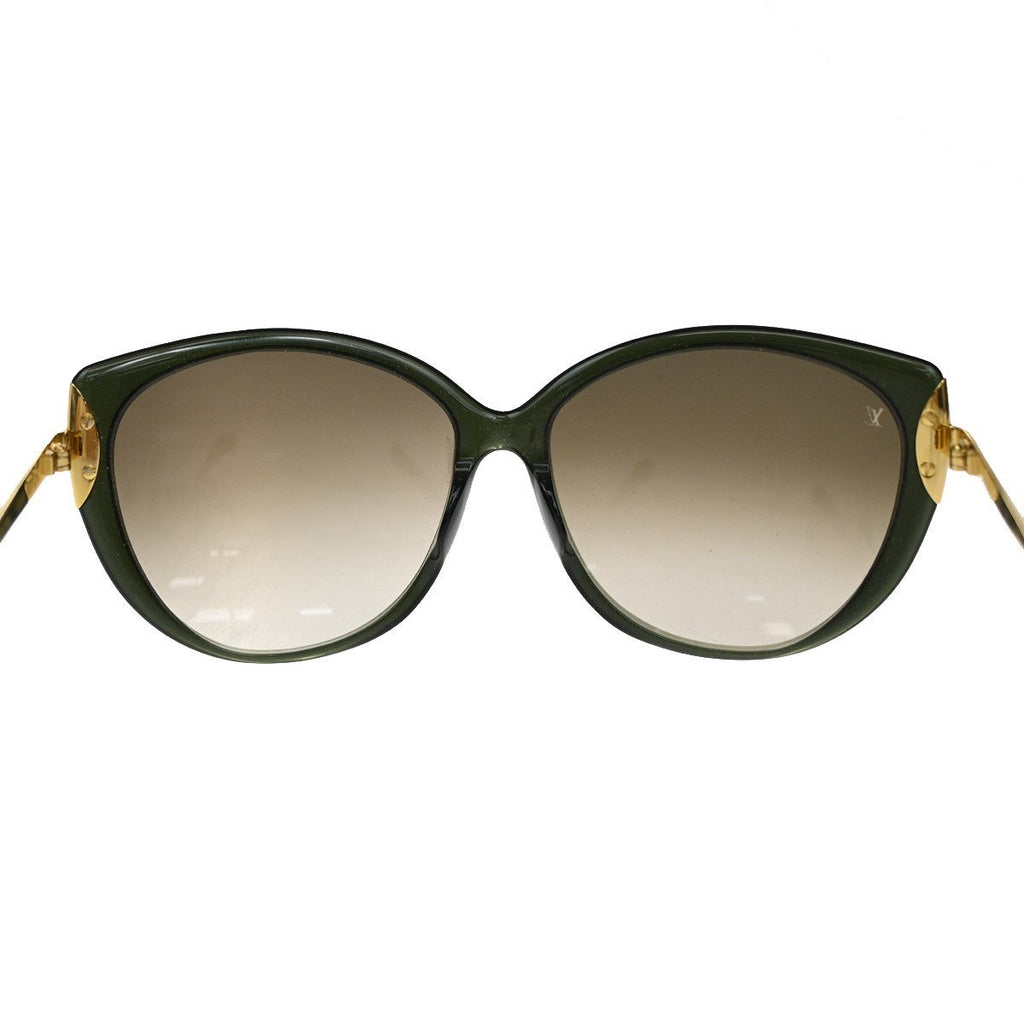 Louis Vuitton Eye Wear Metal Plastic Green Plastic_Glass Sunglasse Accessory (Pre-Owned)