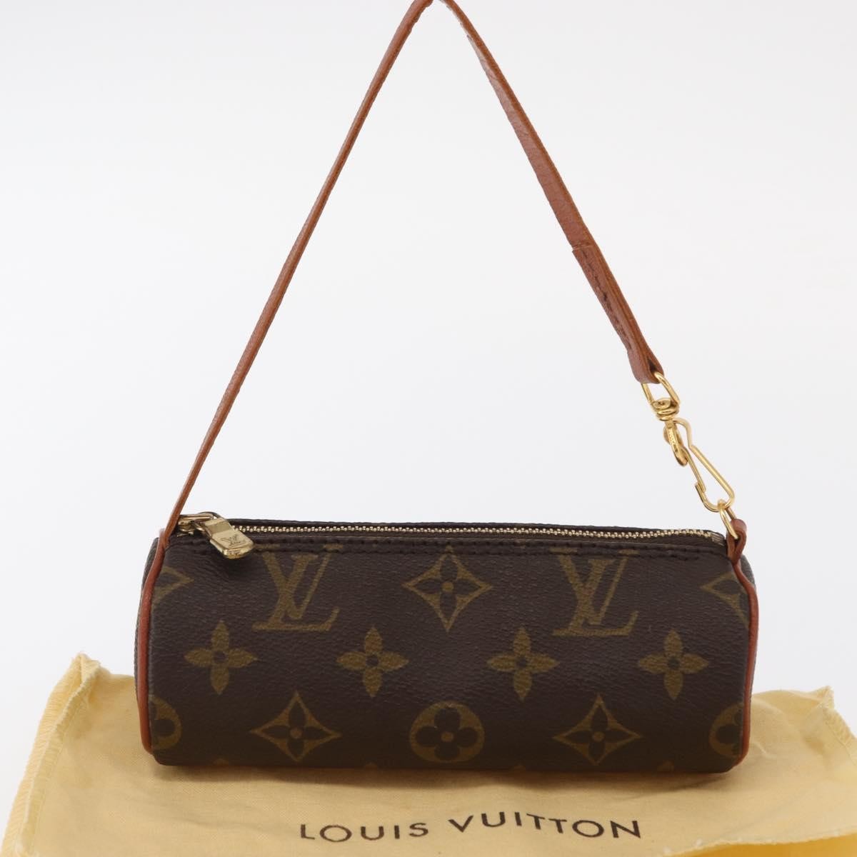 Louis Vuitton Papillon Pochette Monogram Canvas Brown Canvas Clutche & Pouche Bag (Pre-Owned)