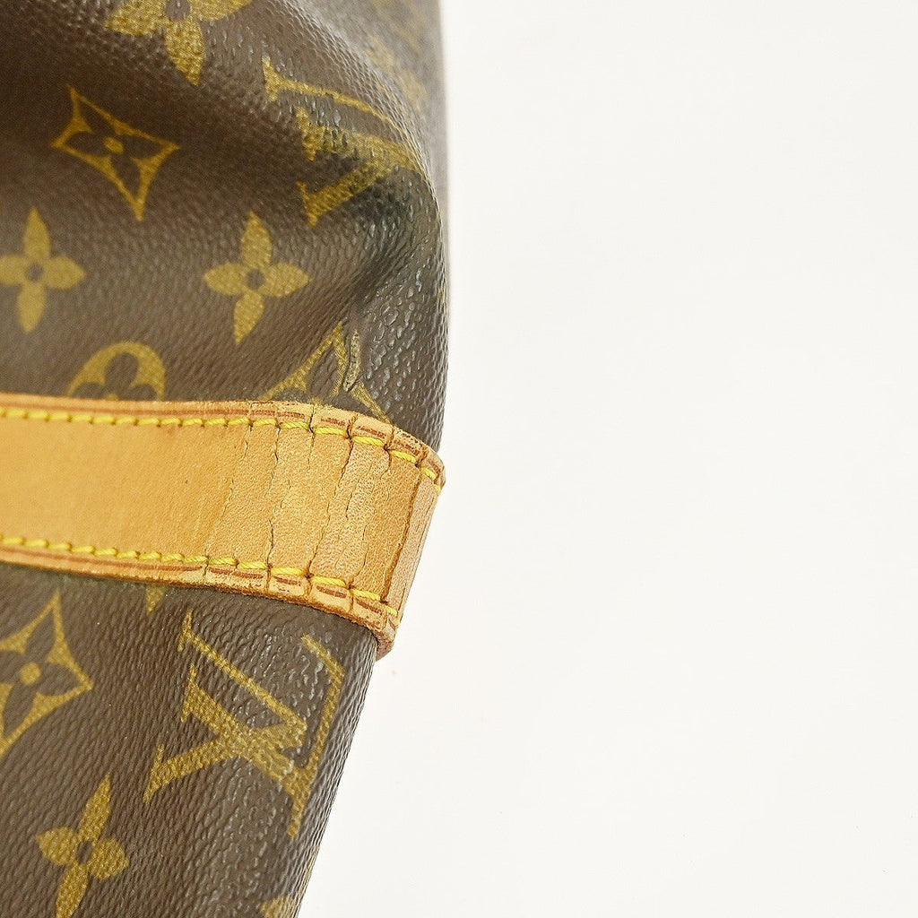 Louis Vuitton Keepall Bag Monogram Canvas Brown Canvas Travel Bag Bag (Pre-Owned)